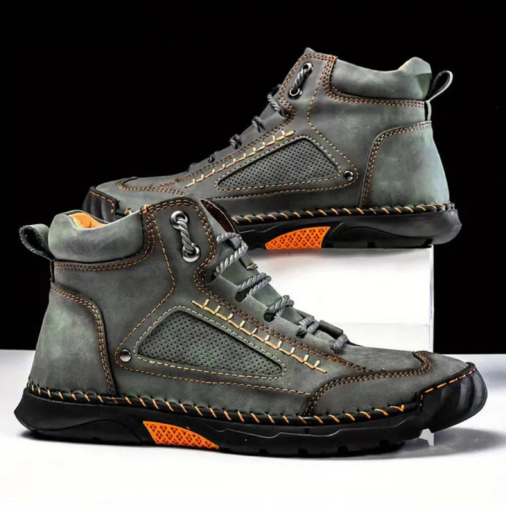 Ranger | Herren Outdoor Lederstiefel mit Profilsohle