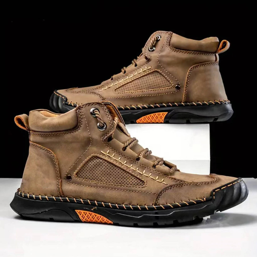 Ranger | Herren Outdoor Lederstiefel mit Profilsohle