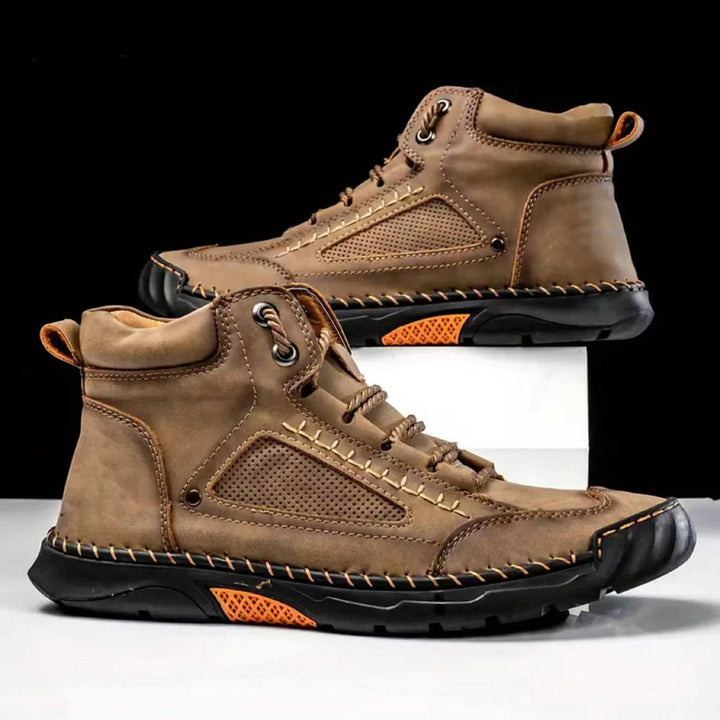 Ranger | Herren Outdoor Lederstiefel mit Profilsohle