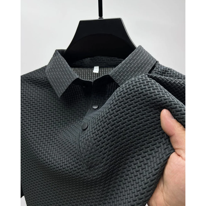 Raphael | Herren Strukturiertes Freizeit Poloshirt