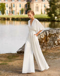 Reva | Damen Festlicher Weites-Bein Jumpsuit