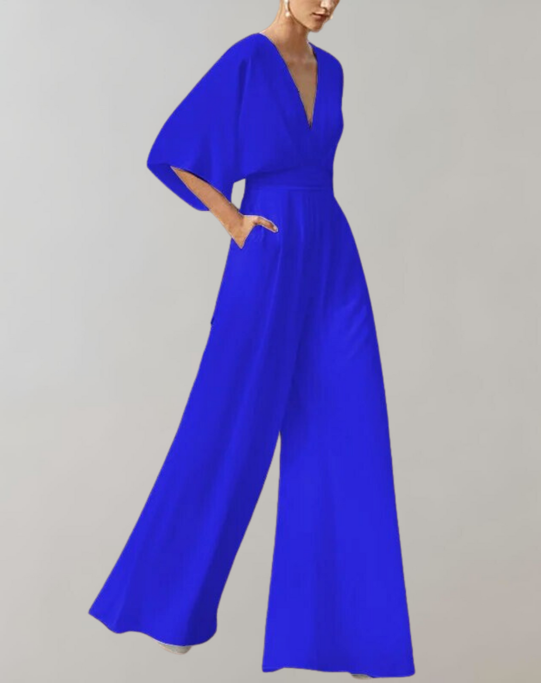 Reva | Damen Festlicher Weites-Bein Jumpsuit