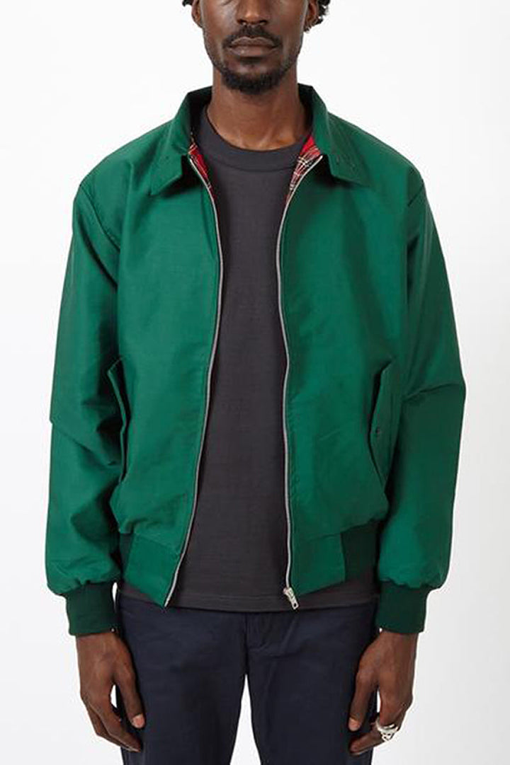 Rex | Herren klassische Harrington Jacke mit Tartan-Futter