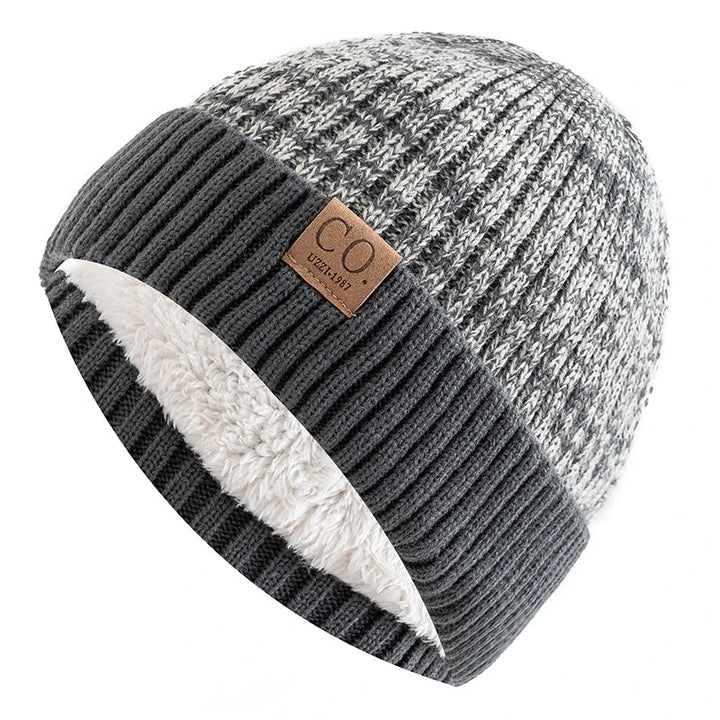 Romy | Damen Gefütterte Retro Strickmütze