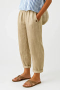 Romy | Dames casual zomerbroek met trekkoord