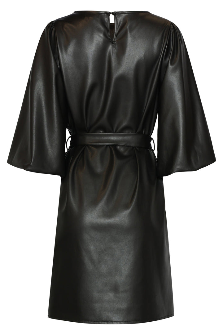 Romy Damen Minikleid mit Ballonärmeln und Schleifengürtel