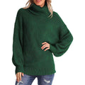 Romy | Damen Oversize-Rollkragenpullover mit Ballonärmeln