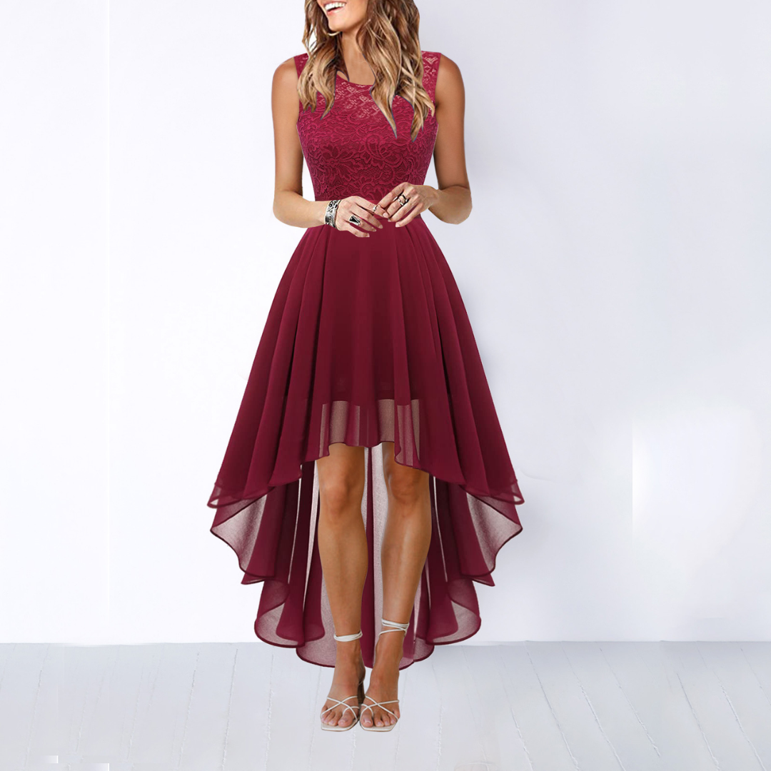 Rosalba | Verspieltes Spitzen A-Linien Kleid