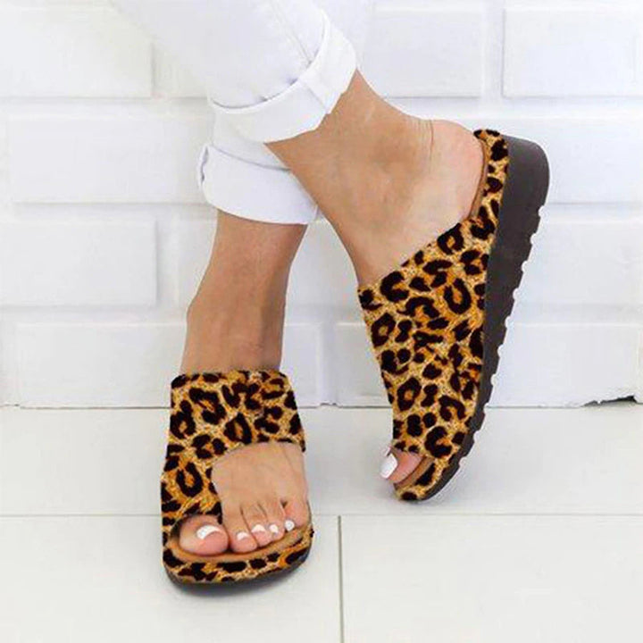 Rosalie | Damen Orthopädische Keilabsatz Riemchensandalen