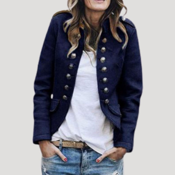 Rowena | Doppelreihige Militärjacke