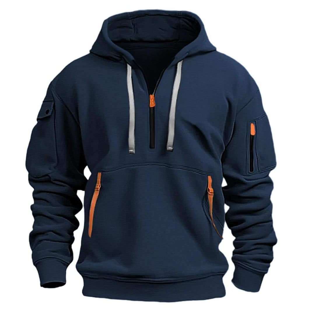 Samuel | Herren Freizeit Hoodie mit Zip-Taschen