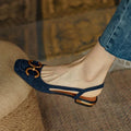 Sandalen Damen mit Breiten Riemen und Offener Ferse
