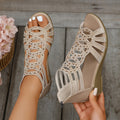 Sandalen Damen mit Schlichten Riemen und Flacher Sohle