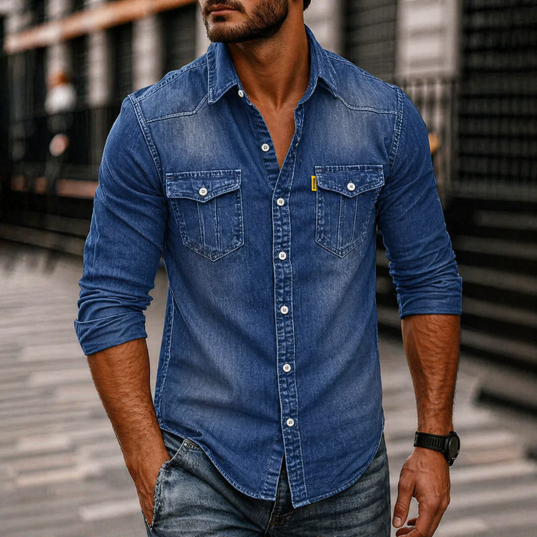 Sandro | Herren Modernes Shirt mit Taschen
