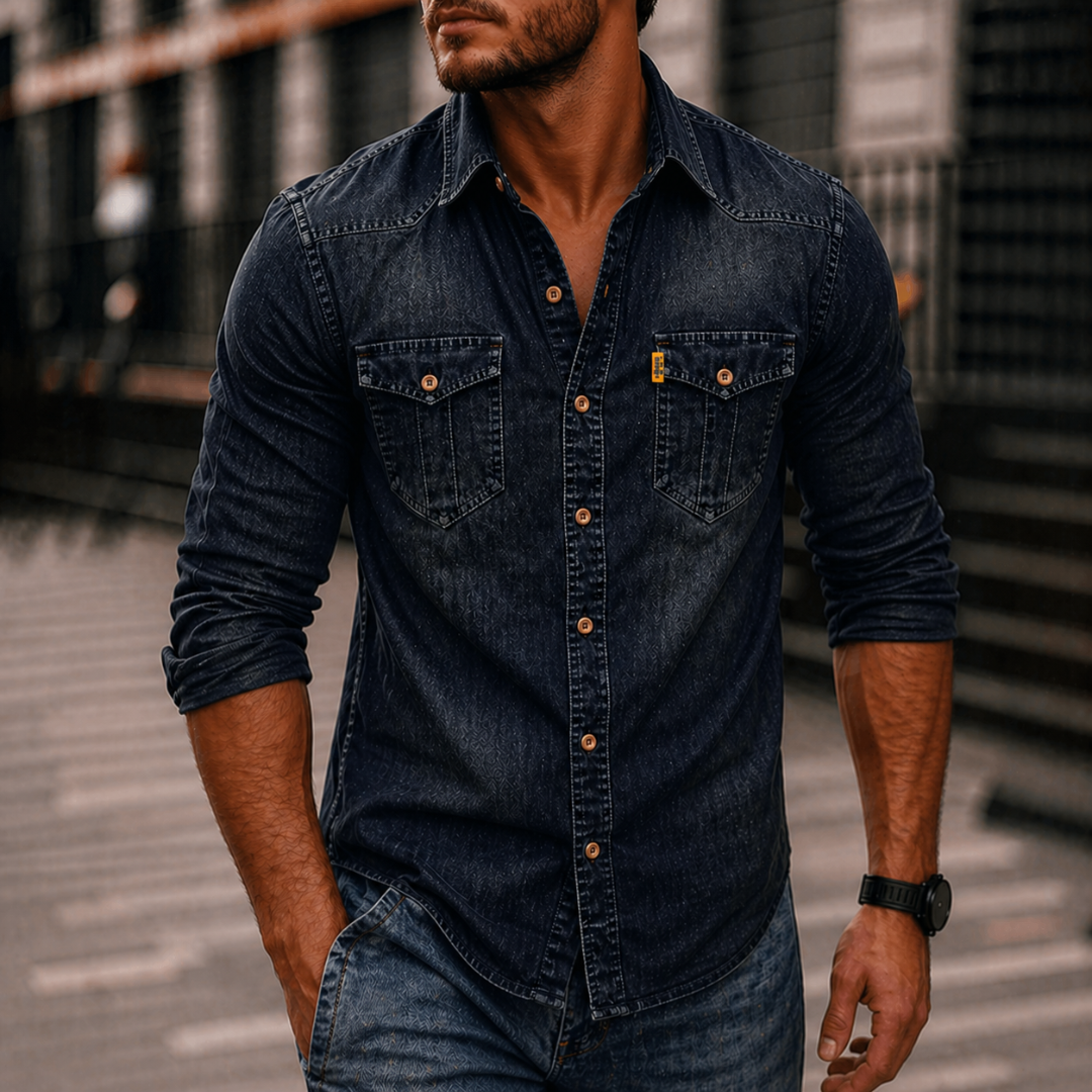 Sandro | Herren Modernes Shirt mit Taschen