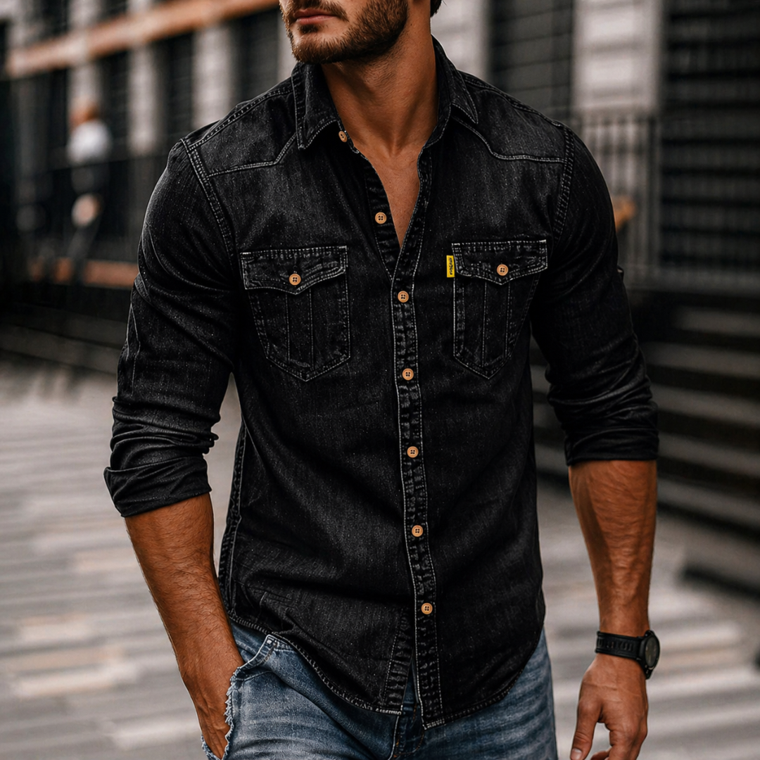 Sandro | Herren Modernes Shirt mit Taschen