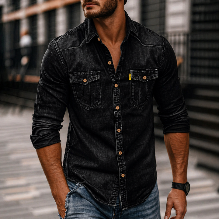 Sandro | Herren Modernes Shirt mit Taschen