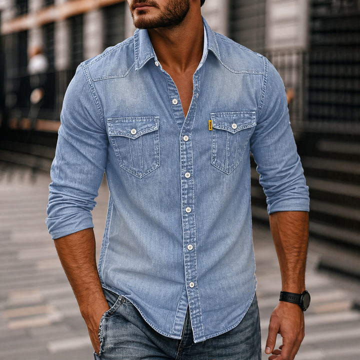 Sandro | Herren Modernes Shirt mit Taschen