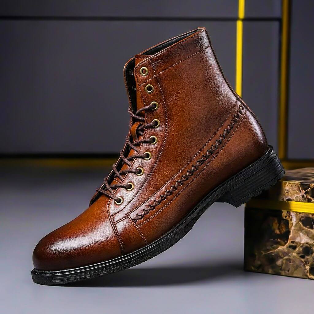 Sebastian | Herren Premium Italienische Echtleder Stiefel