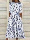 Sela | Florales Küsten-Midikleid