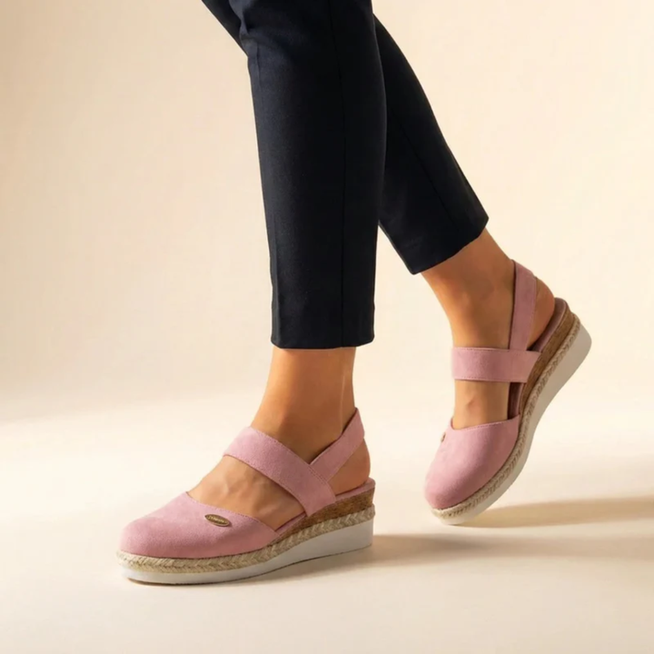 Selin | Damen Komfort Espadrille Plattform Sandalen