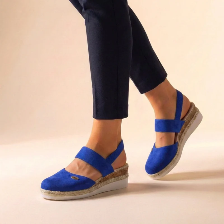 Selin | Damen Komfort Espadrille Plattform Sandalen