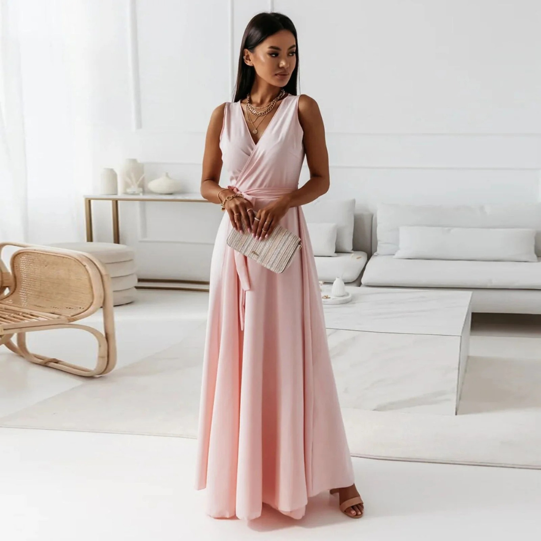 Selma | Elegantes Wickel Maxikleid