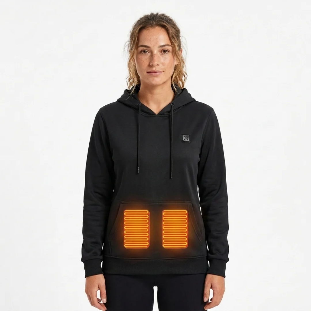 Sibylle | Kuscheliger Thermo-Hoodie mit Kapuze