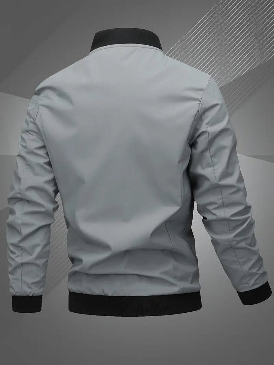 Simon | Herren Lässige College Bomberjacke