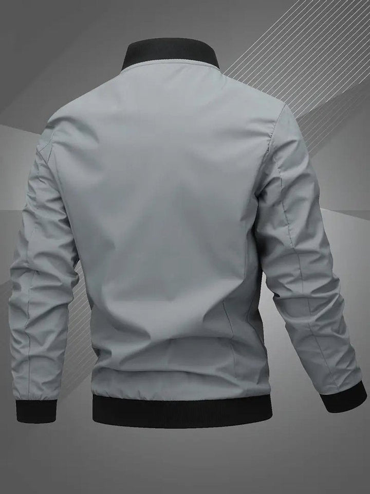Simon | Herren Lässige College Bomberjacke