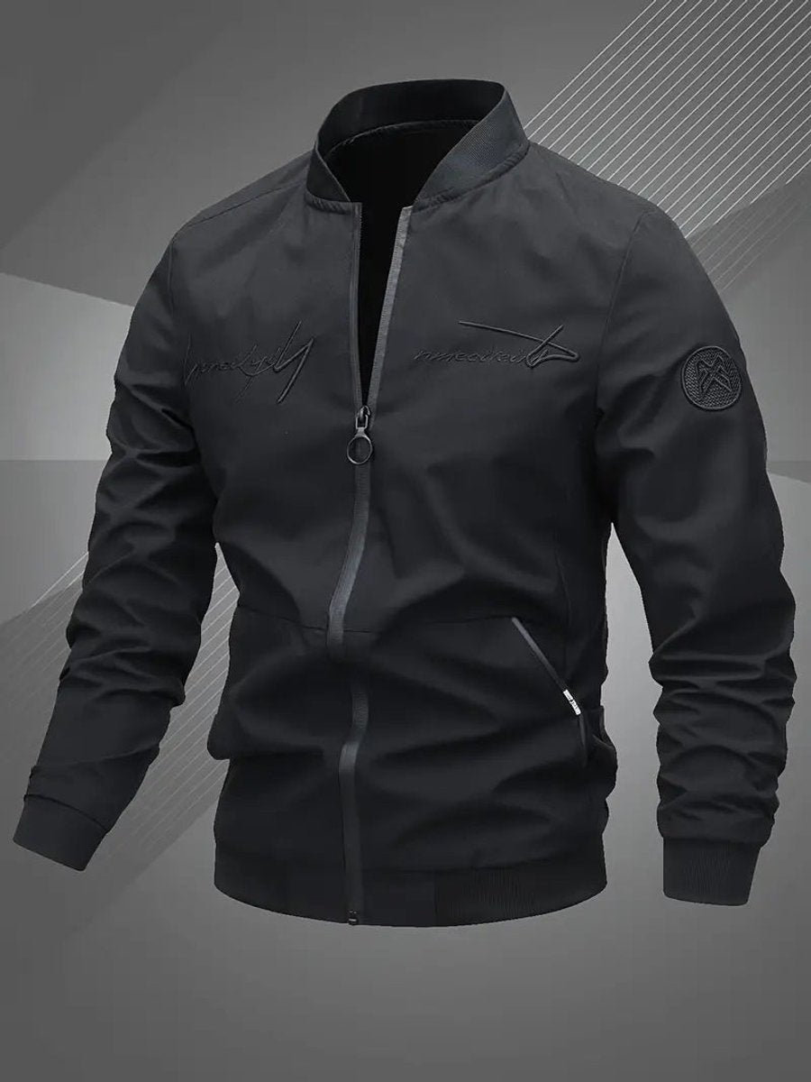Simon | Herren Lässige College Bomberjacke