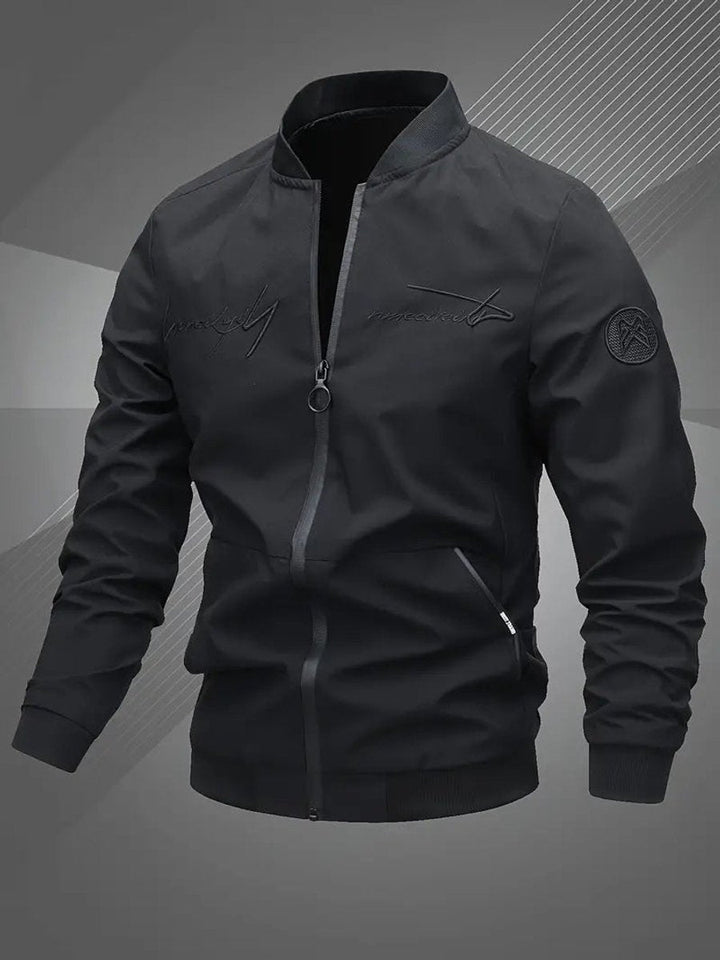 Simon | Herren Lässige College Bomberjacke