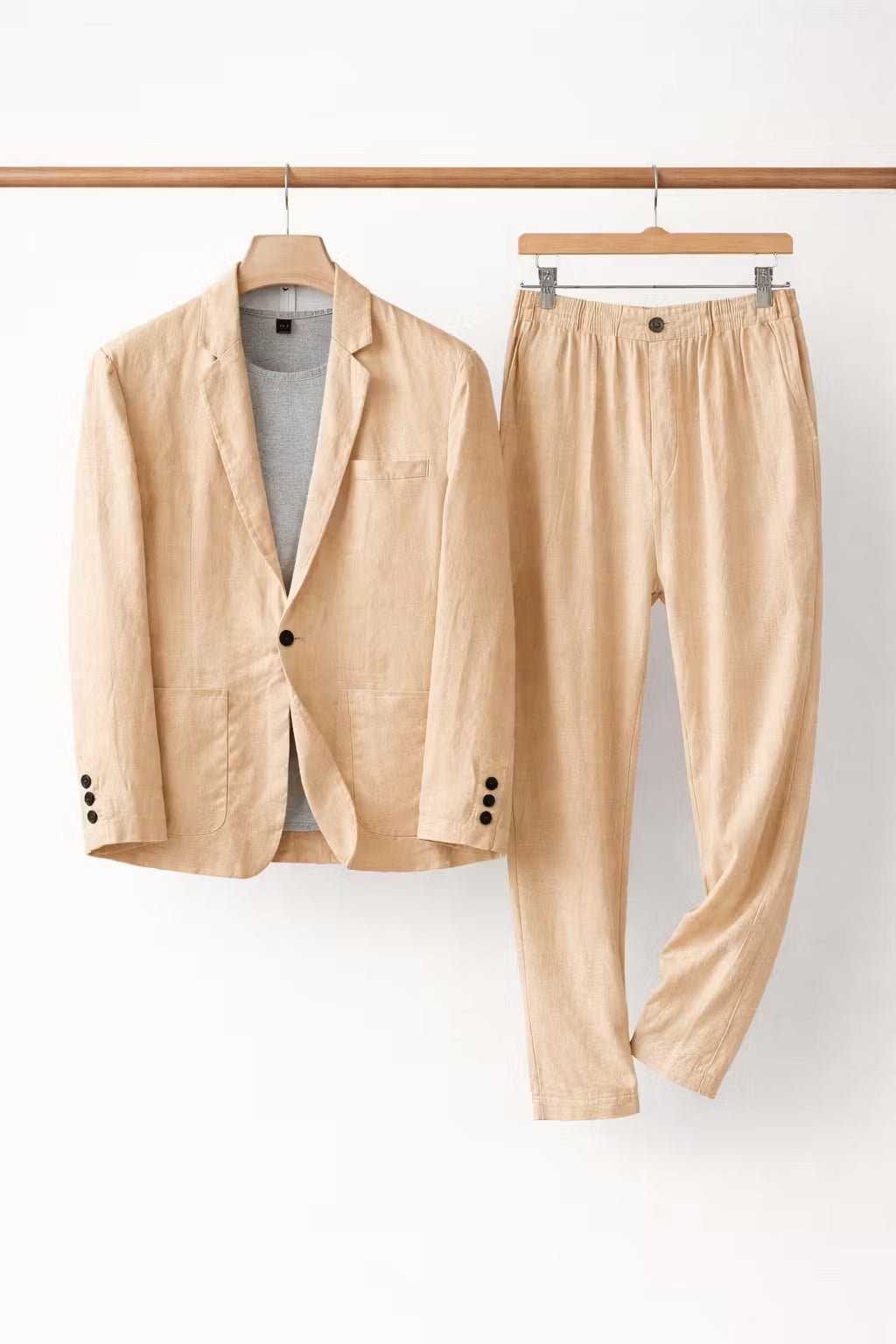 Simon | Herren Relaxtes Leinen Blazer Set