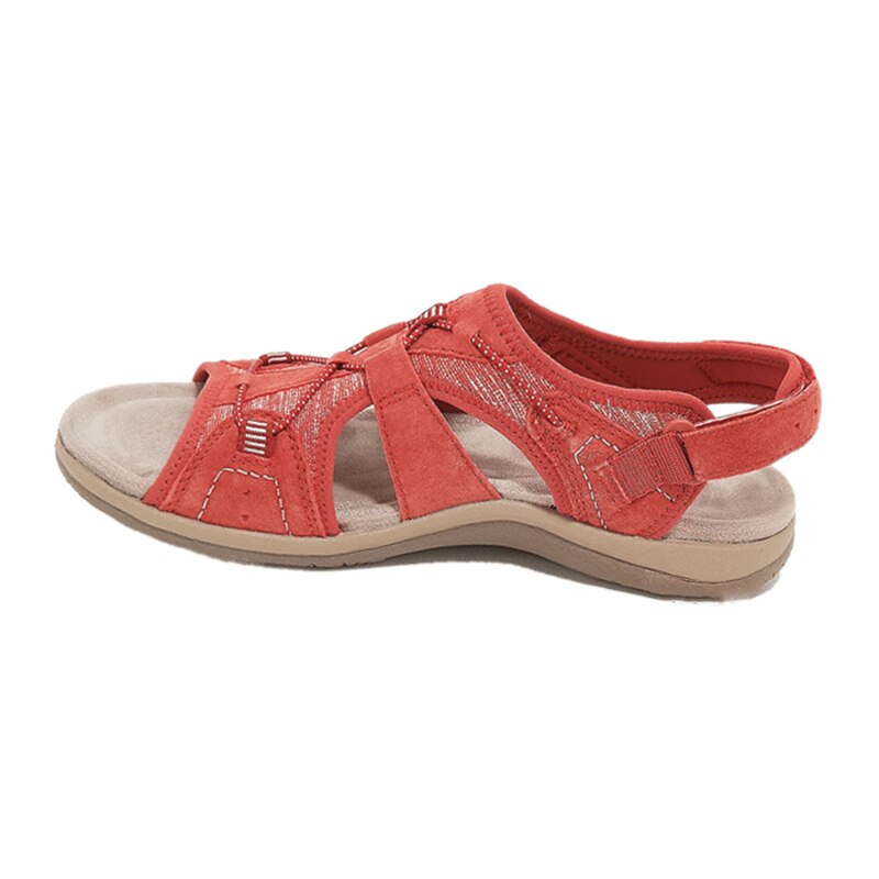 Sina | Damen Sportliche Sommer Sandalen mit Klettverschluss