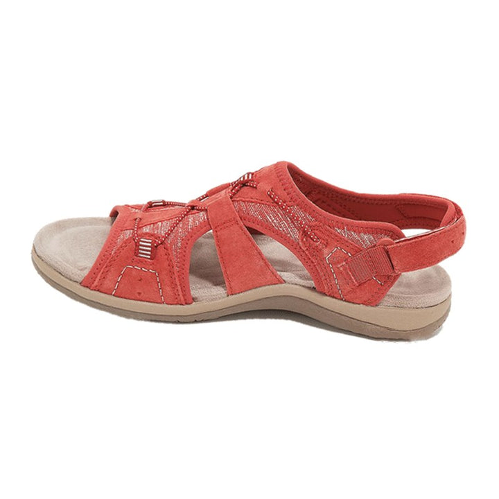 Sina | Damen Sportliche Sommer Sandalen mit Klettverschluss