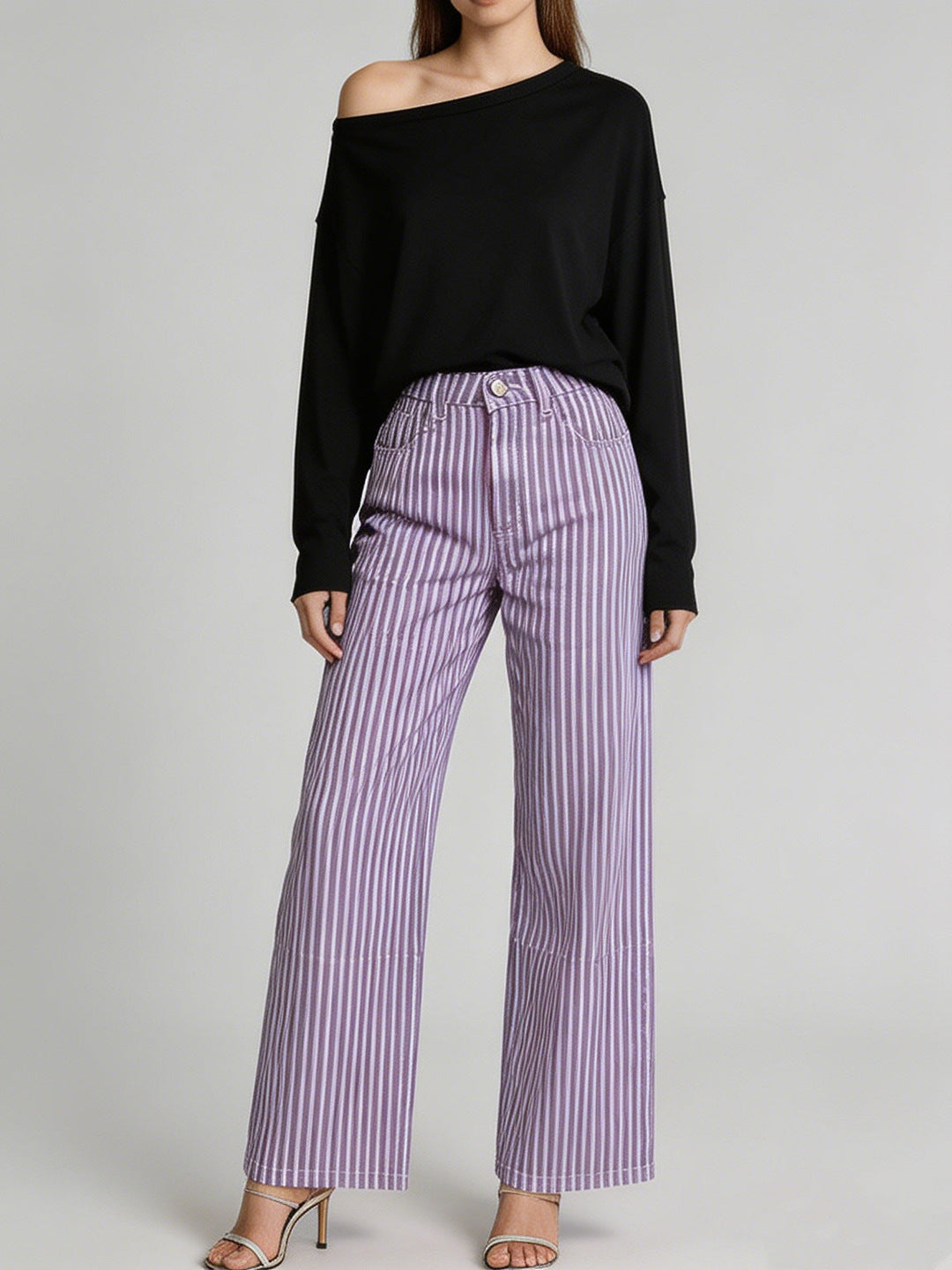 Solveig | Weite High-Waist Palazzohose
