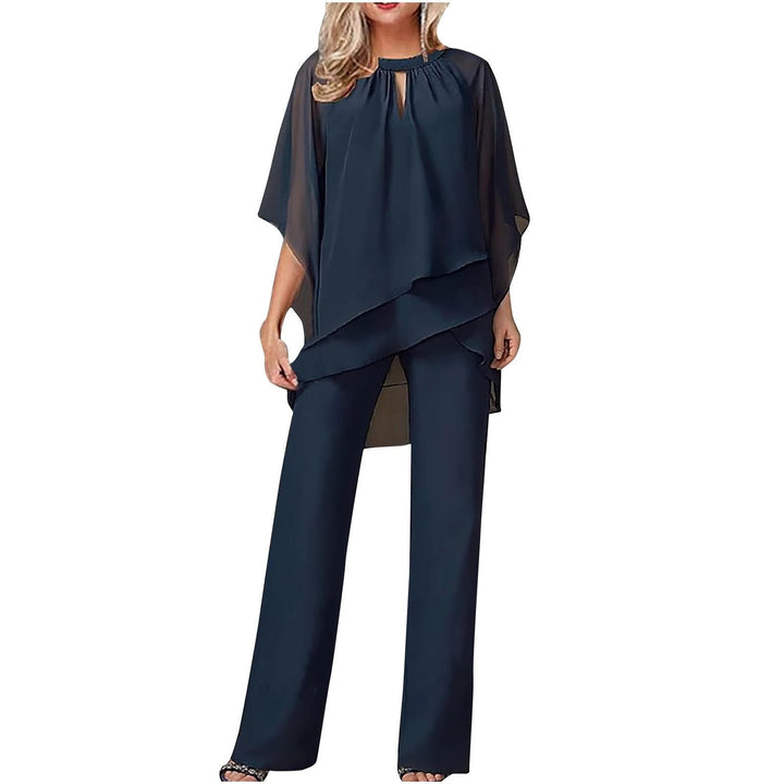 Sophia | Festlicher Chiffon-Hosenanzug