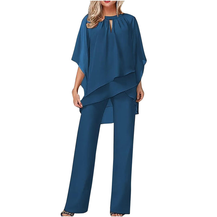 Sophia | Festlicher Chiffon-Hosenanzug
