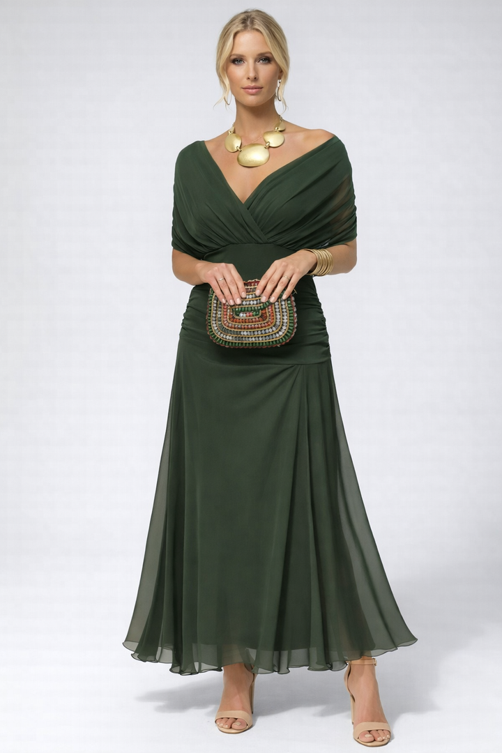 Sophie | Leichtes Elegantes Blumen Midikleid