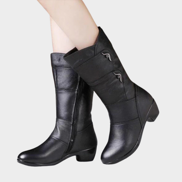 Stiefeletten Damen mit Durchgehendem Reißverschluss