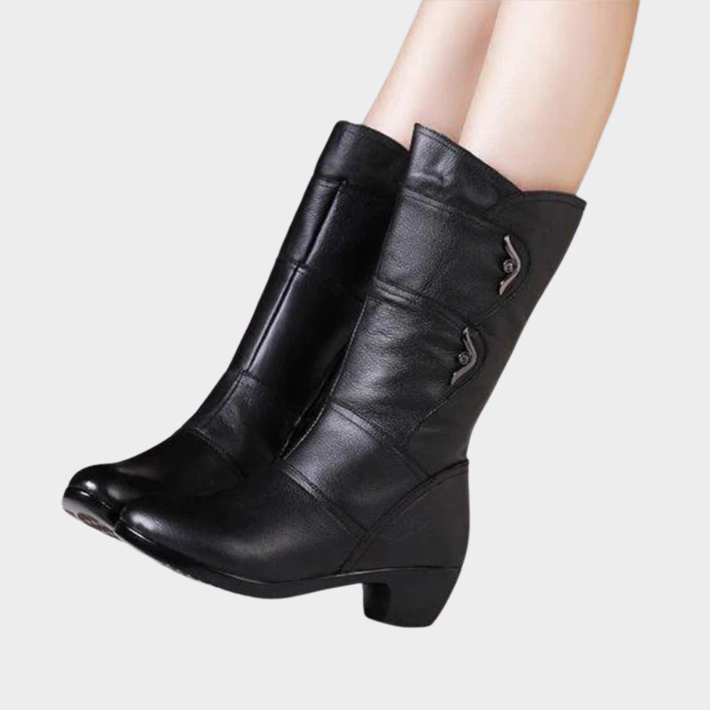 Stiefeletten Damen mit Durchgehendem Reißverschluss