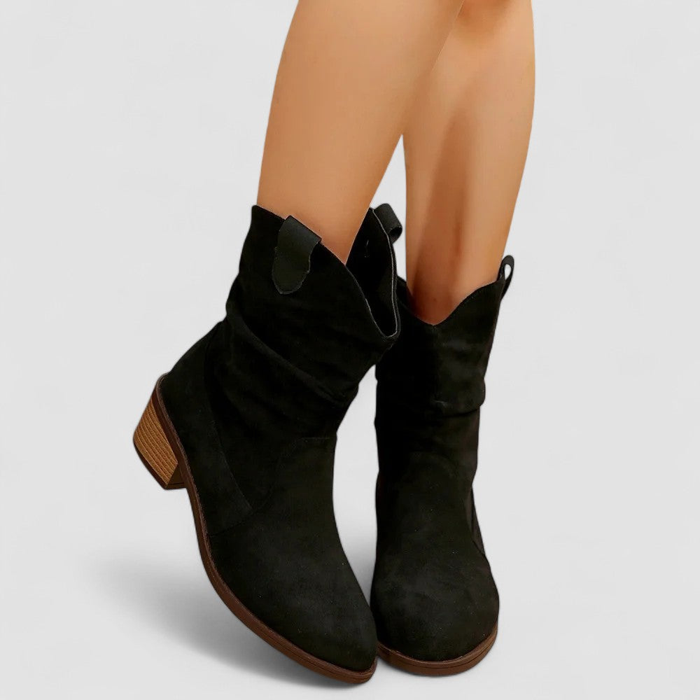 Stiefeletten Damen mit Flexiblem Schaft und Profilsohle