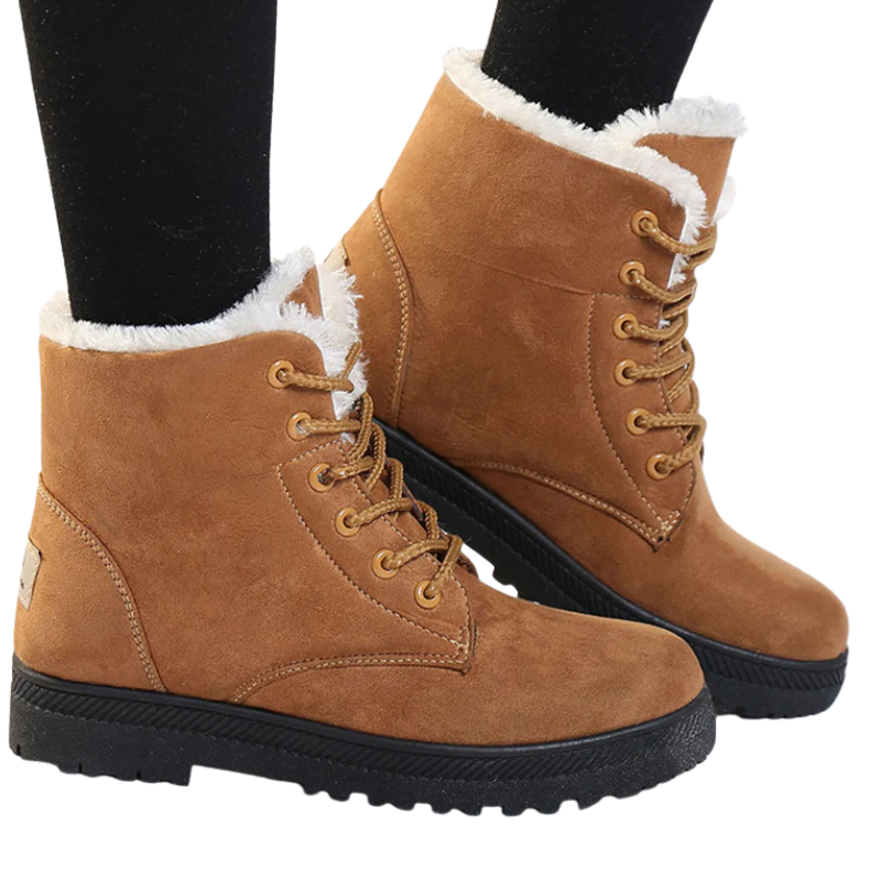 Stiefeletten Damen mit Glattem Schaft und Reißverschluss