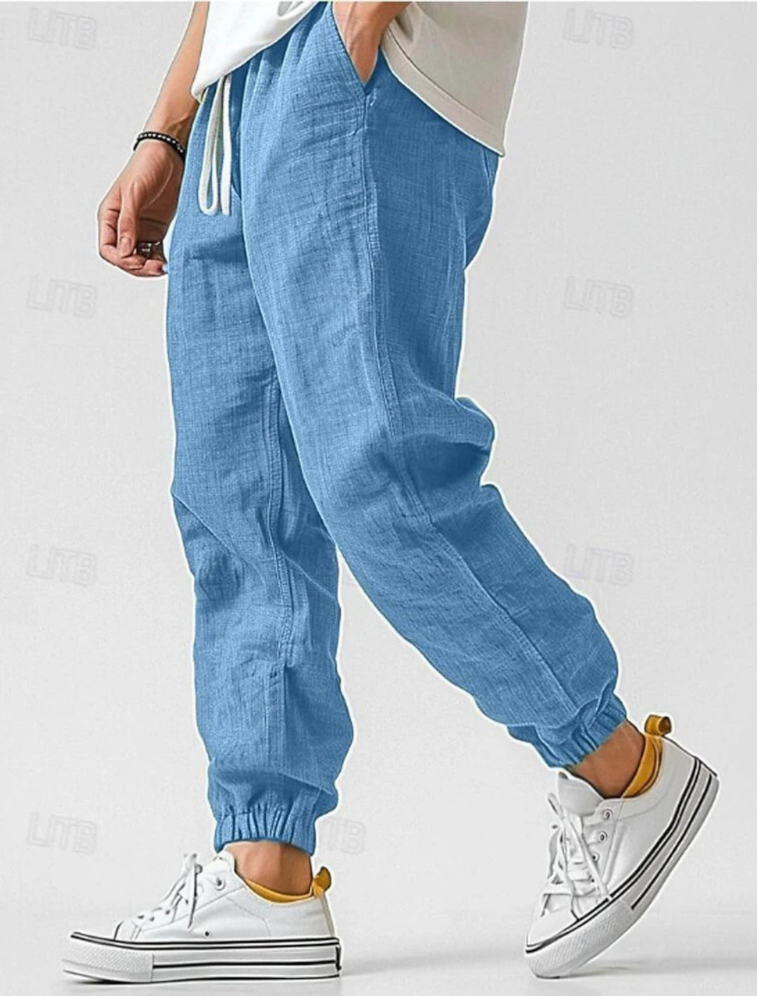 Sven | Herren Bequeme Elastikbund Hose