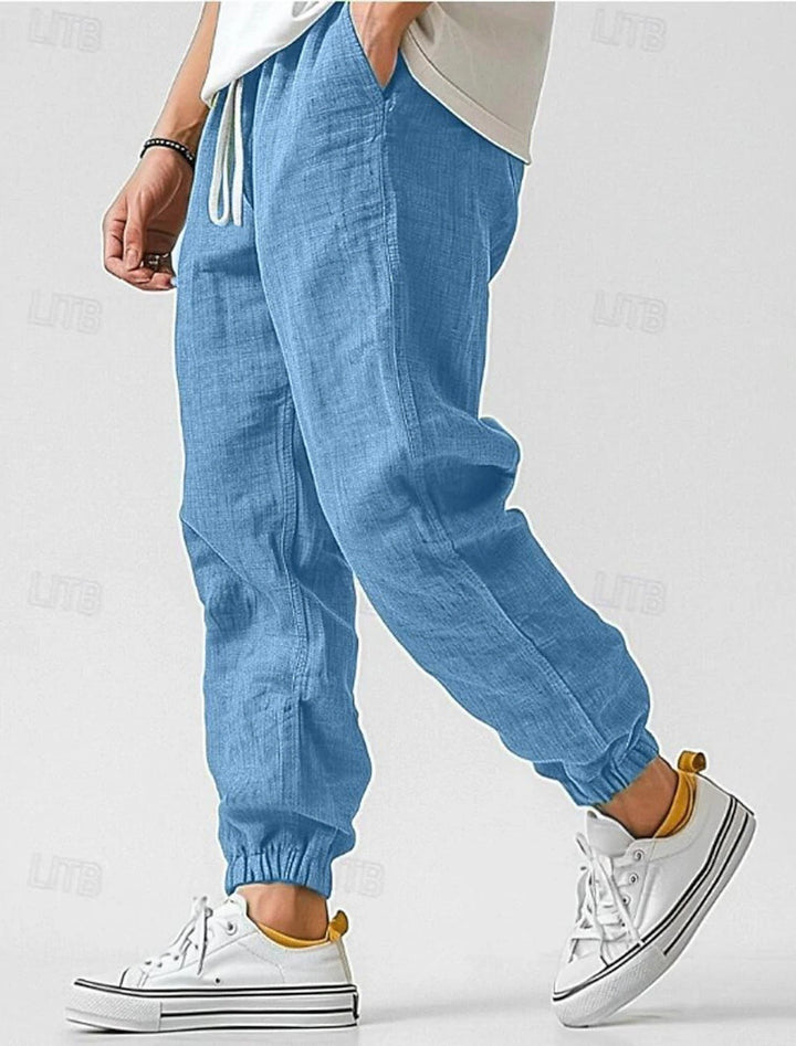 Sven | Herren Bequeme Elastikbund Hose