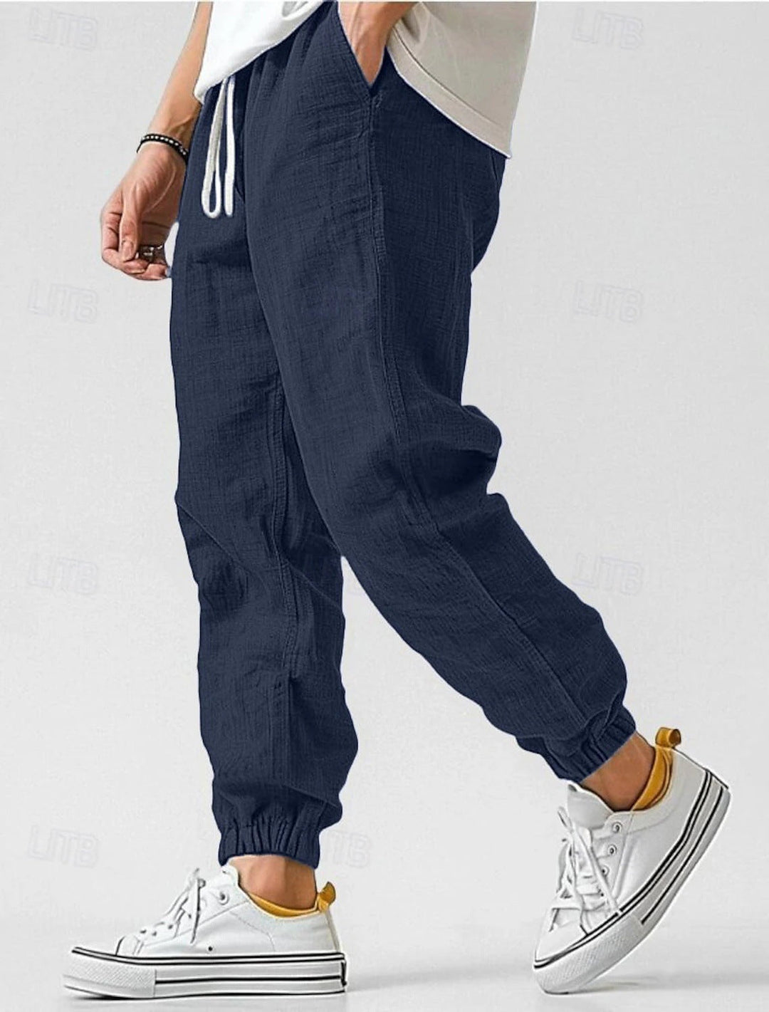 Sven | Herren Bequeme Elastikbund Hose