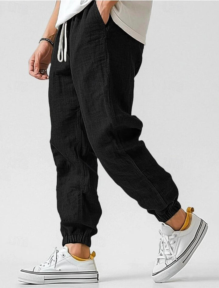 Sven | Herren Bequeme Elastikbund Hose