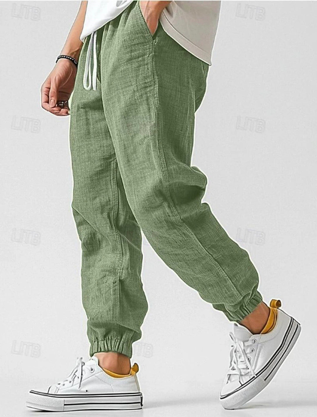 Sven | Herren Bequeme Elastikbund Hose