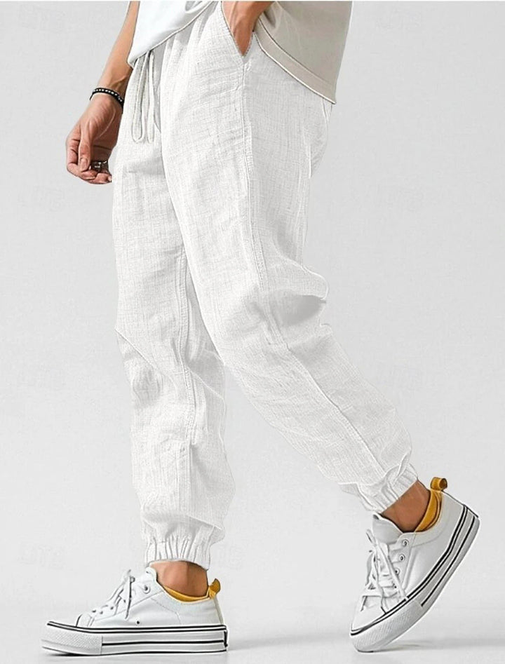 Sven | Herren Bequeme Elastikbund Hose
