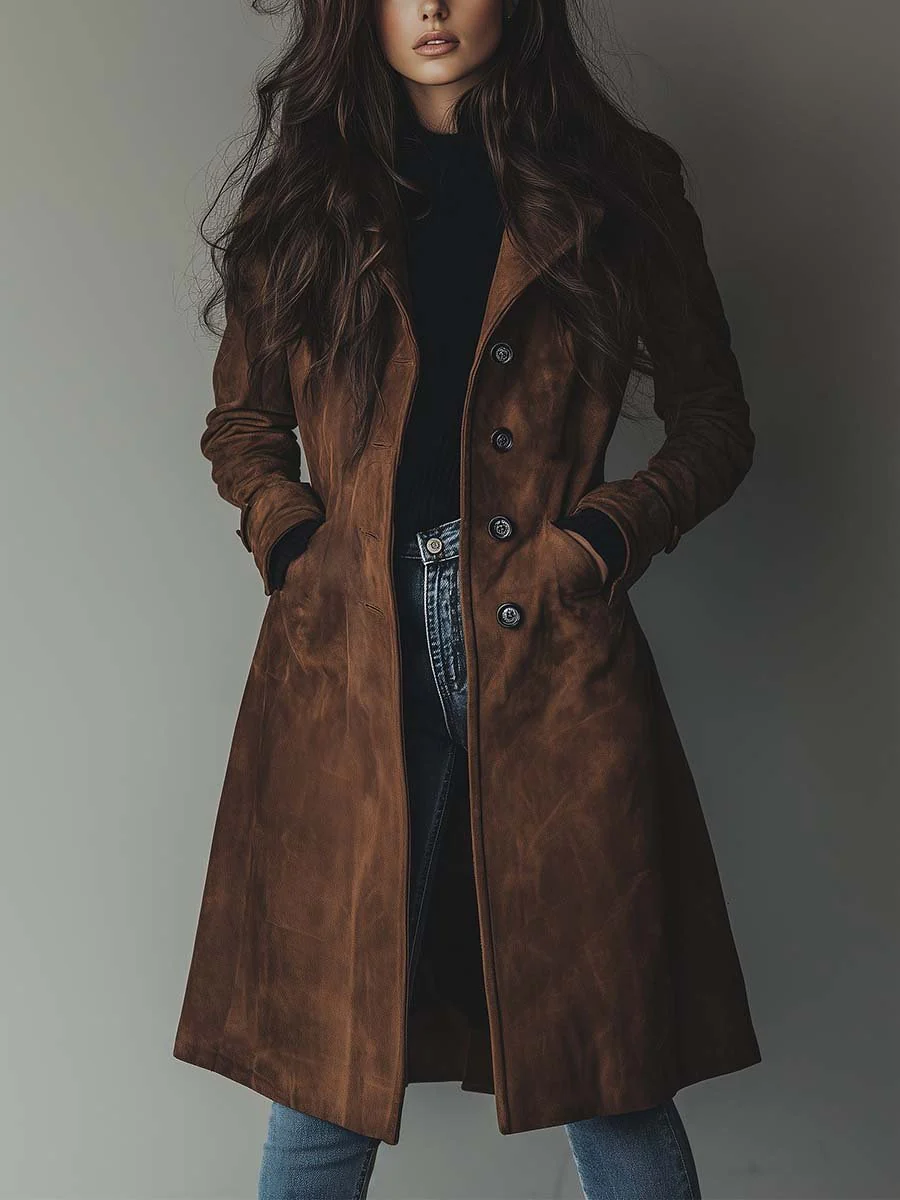 Teresa | Klassischer Vintage Trenchcoat